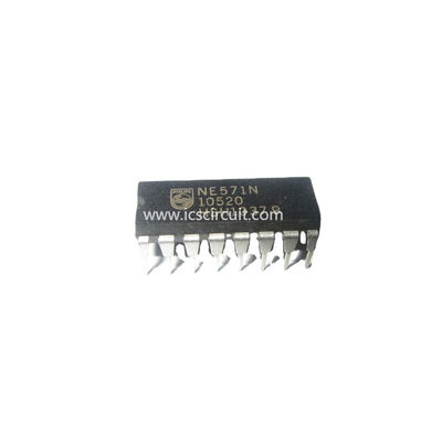 NE571N 전자적 IC 집적된 칩 압신기 온도는 상쇄되었습니다
